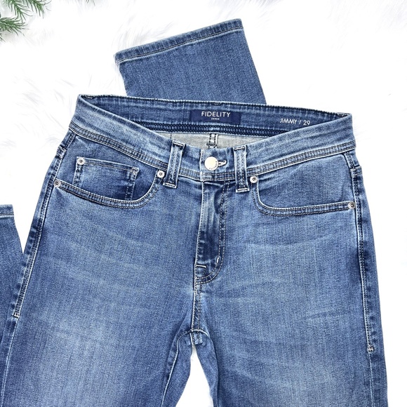 🚫SOLD! NWT🤩 |•FIDELITY DENIM•| Nordstrom Jimmy Slim Straight Leg Jeans - Picture 7 of 16